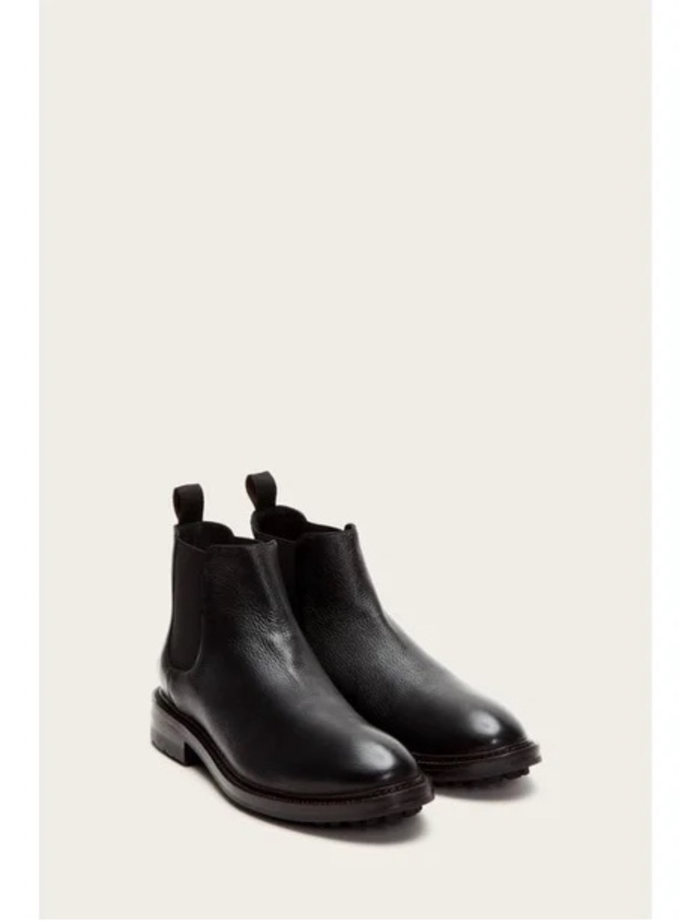 Frye Black Leather Chukka Chelsea Boots for Men